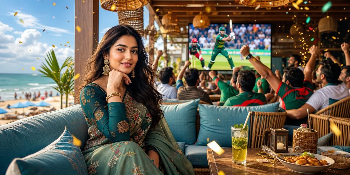 কক্সবাজার সমুদ্র সৈকতে ক্রিকেট বেটিং উপভোগ করছেন বাংলাদেশি ক্রিকেটপ্রেমী